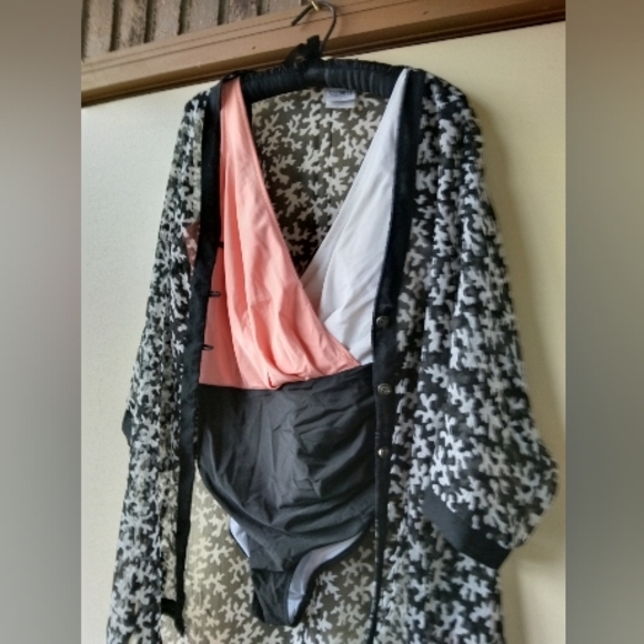 Designer Flattering Cupshe one piece bathing suit women's large Euro Summer - Picture 5 of 13